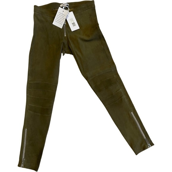 𝅺Elizabeth and James Addison suede legging size 8 - Picture 2 of 6